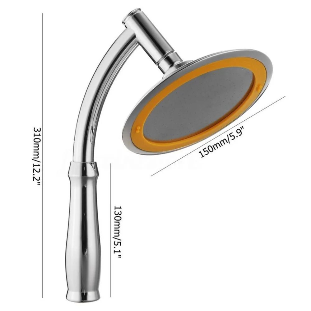 Круглая Лейка для душа с дождевым распылителем регулируемая съемная насадка