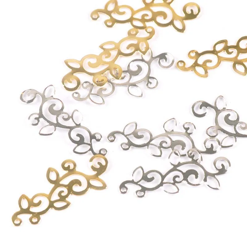 Цвета: золотистый серебристый Изделия из металла Разъемы Цветок филигранные