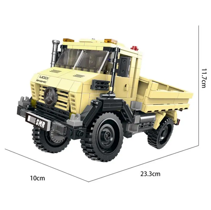 Креативный суперпикап BENZ Unimog orv строительный блок moc внедорожник приключения