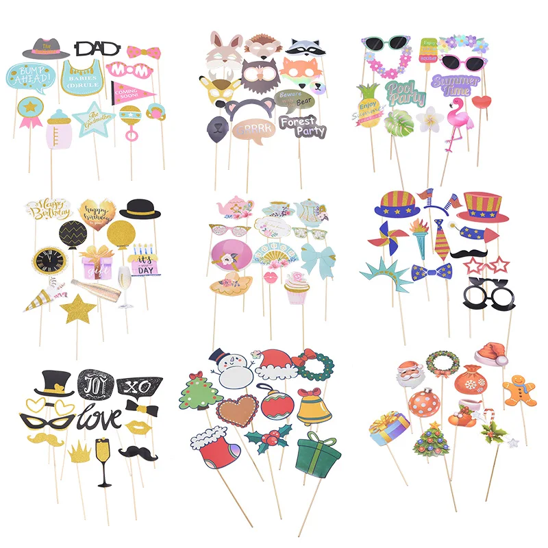 1 комплект милый венок с животными реквизит для фотостудии на Рождество Новый Год