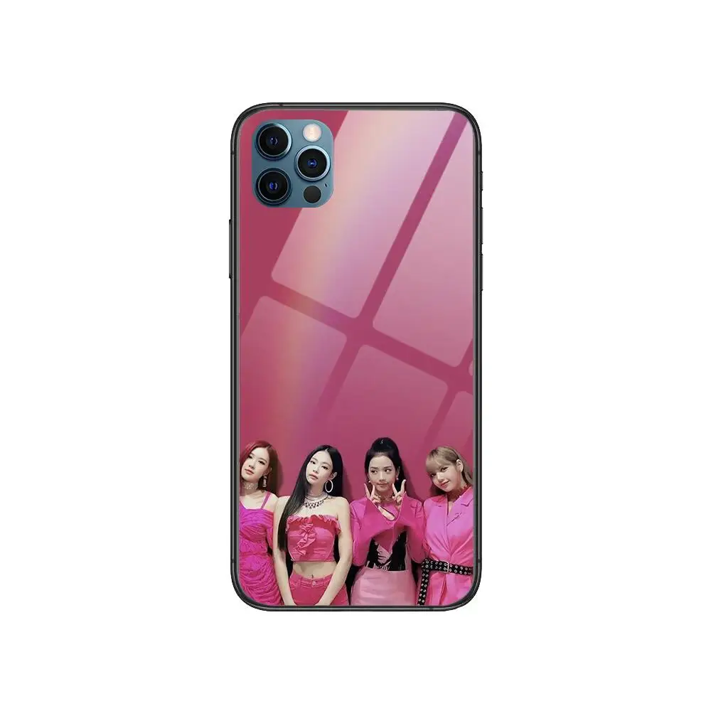 

Singer group blackpinks kpop Anime Style Phone Case cover For iphone 12 pro max 11 8 7 6 s XR PLUS X XS SE 2020 mini black ce