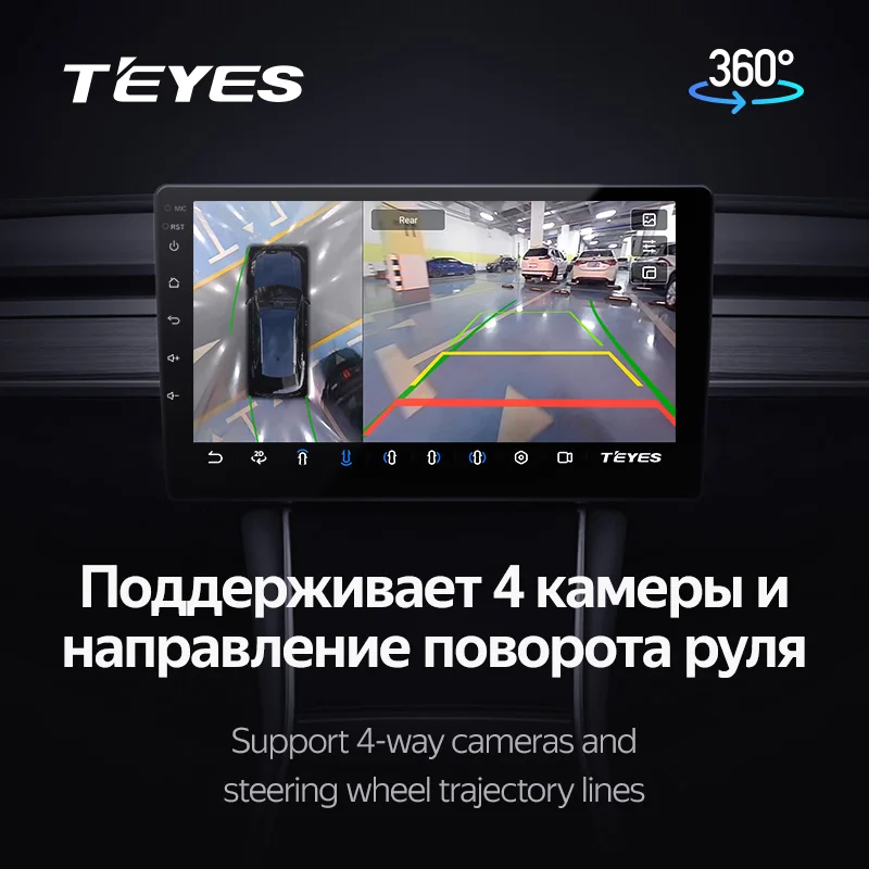 TEYES Тиайс 360 ° панорамная камера объемного вида 3D 360 камера ...