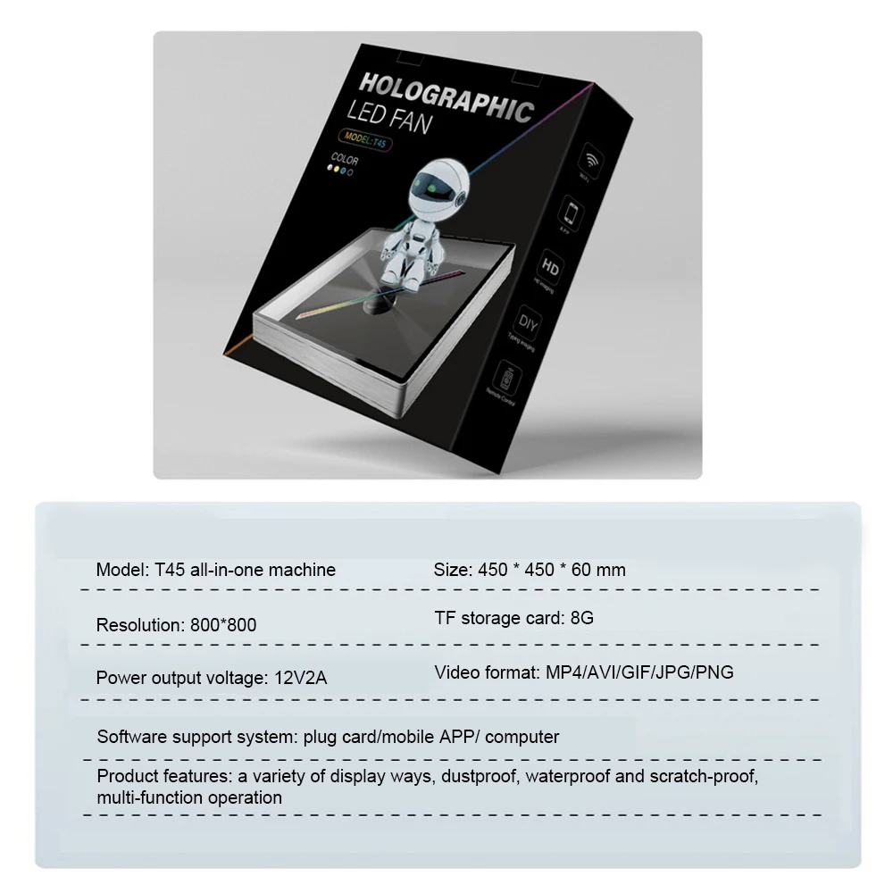 3d голографические проекторы светодиод прокрутка знак Поддержка
