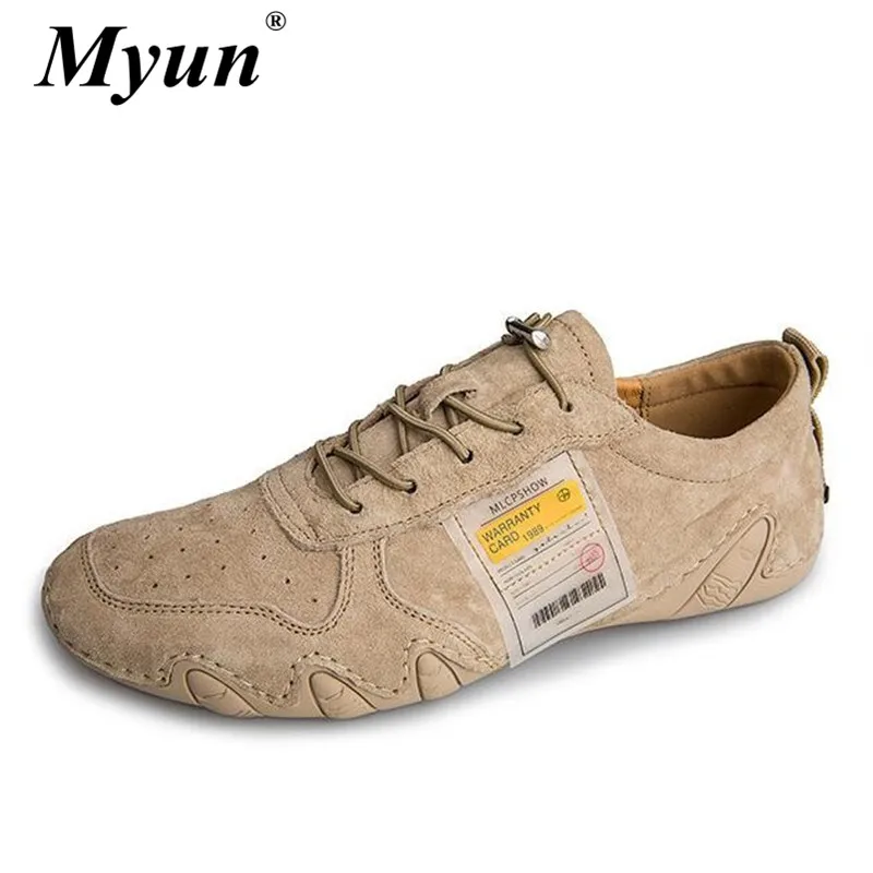 

Мужские замшевые туфли на шнуровке, из натуральной кожи, на плоской подошве