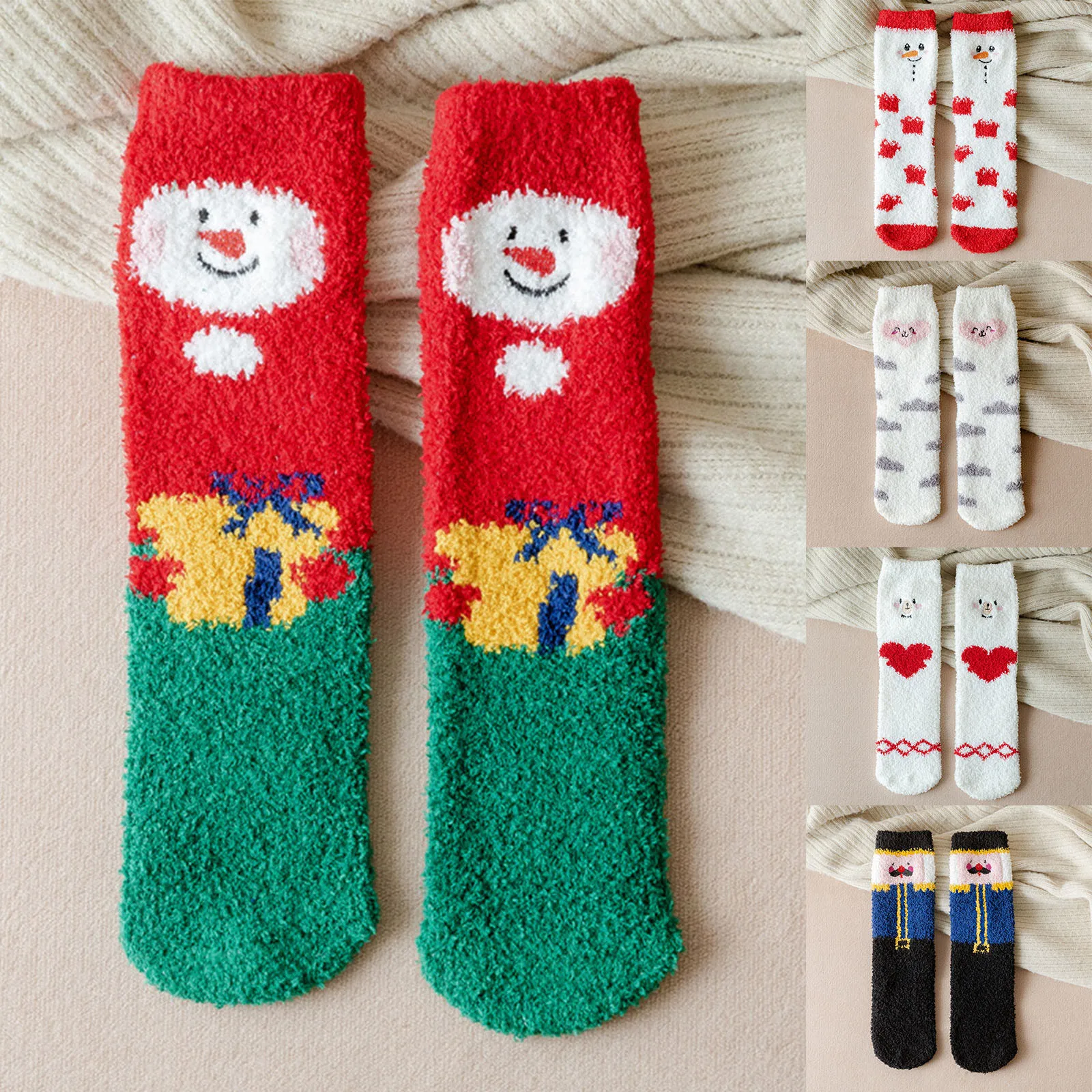 Пара женских рождественских коралловых конфет женские рождественские винтажные