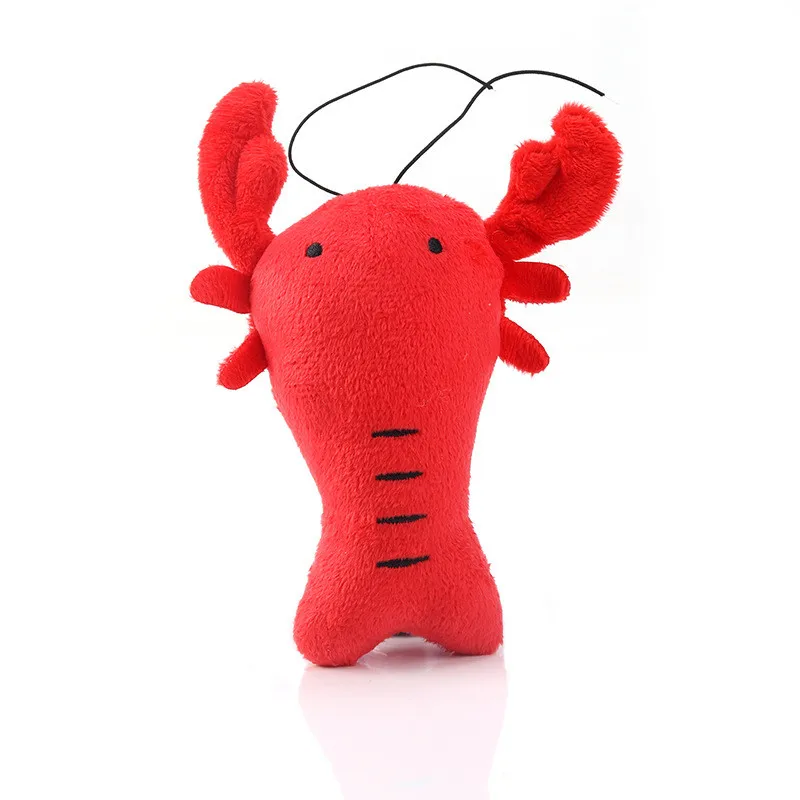 

Dog Plush Vocal Toy Soft and Cute Crab Shape Bite Resistant Chew and Fresh Breath Prevent Demolition Dog Cat Interactive Toy