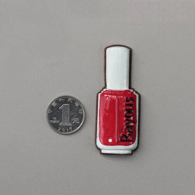 3D стерео лак для ногтей магнит на холодильник красный Бутылка креативная бумага
