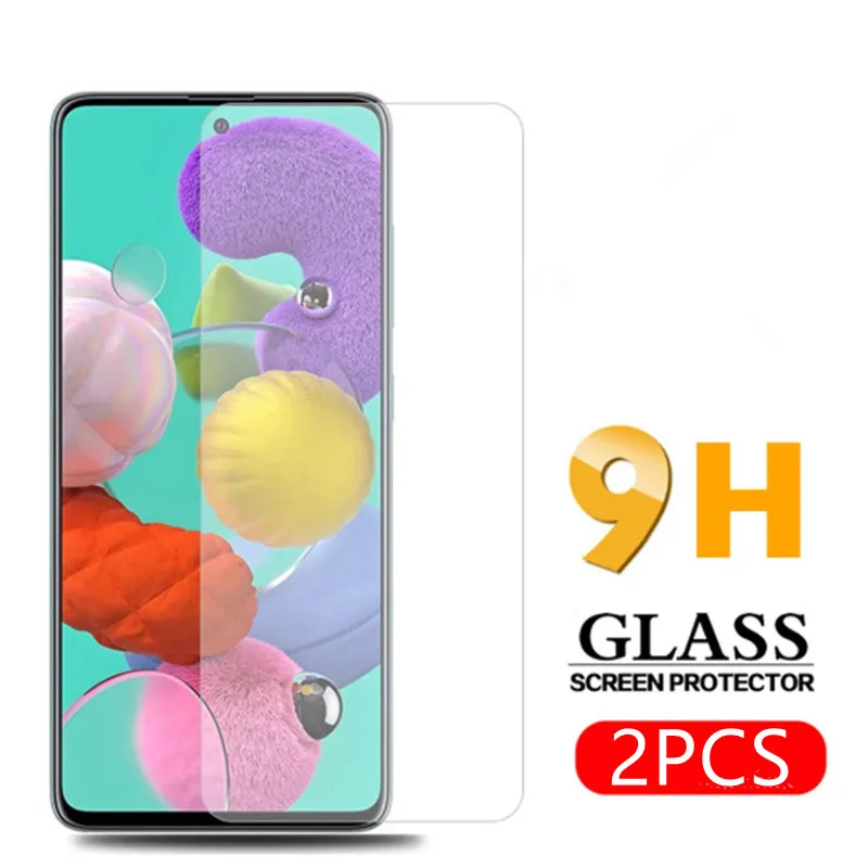 

Защитное стекло, закаленное стекло для Samsung A51/A11/A21/A70/A71/Galaxy M31/M21/M51/M11/A50s/A30s/a51/A10s, 2 шт.