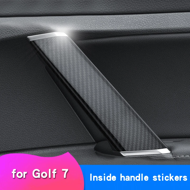 Автомобильные наклейки Golf 7 из углеродного волокна модификация для интерьера MK7