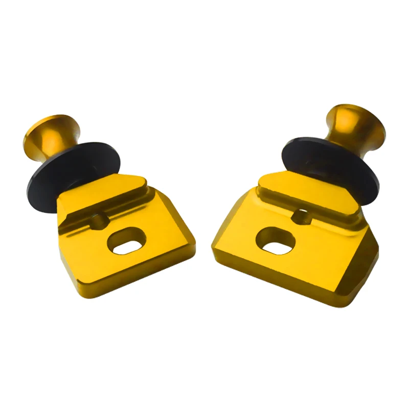 gold and M8 gold Аксессуары для мотоциклов с ЧПУ, регулировочный кронштейн для цепи, винтовой рокер, катушка, слайдер для HONDA CB650R cb650r CBR650R CB 650R - Цвет: gold and M8 gold