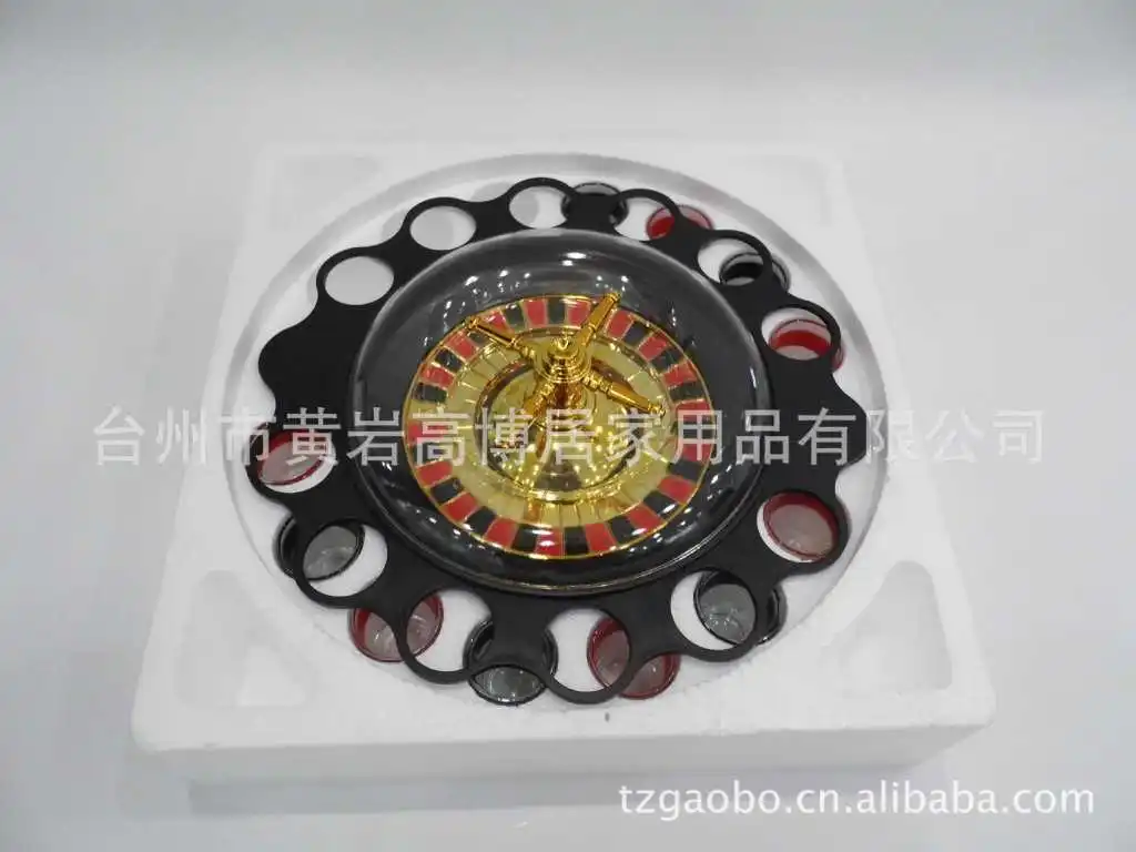 

Plum 12 cup hole Russian Roulette zhuanzhuanle wine set wine cup game KTV roulette game wine cup turntable