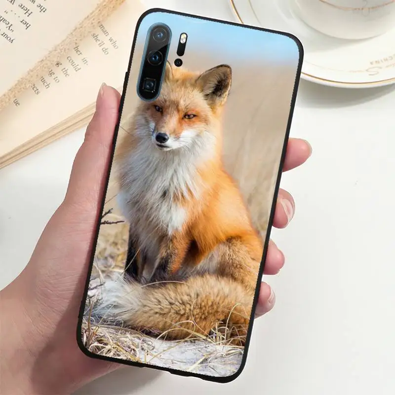 

Cute Fox In Autumn Phone Case For Huawei P20 P30 P40 lite Pro P Smart 2019 Mate 10 20 Lite Pro Nova 5t