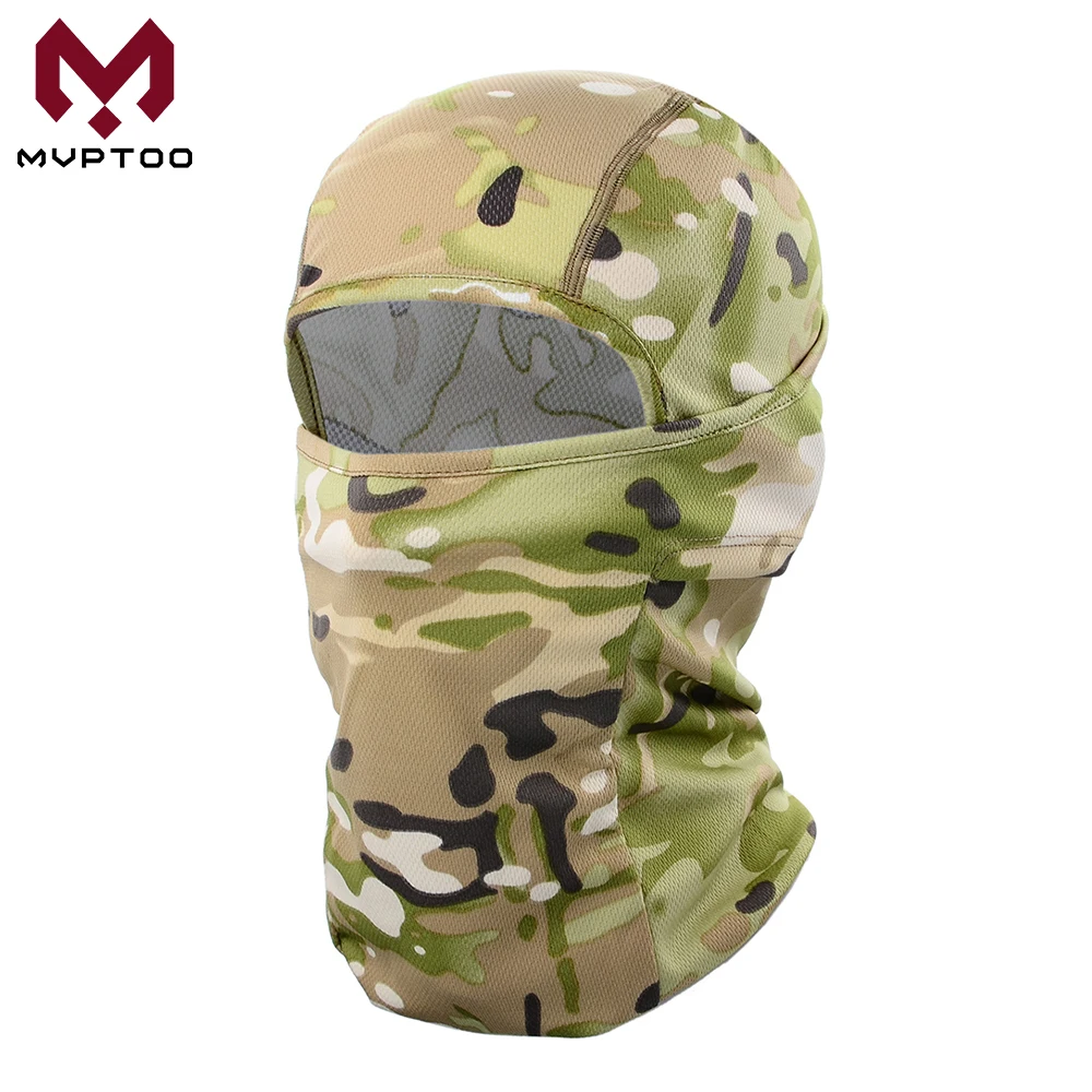 Камуфляжная мотоциклетная Балаклава Военная Тактическая Маска на все лицо