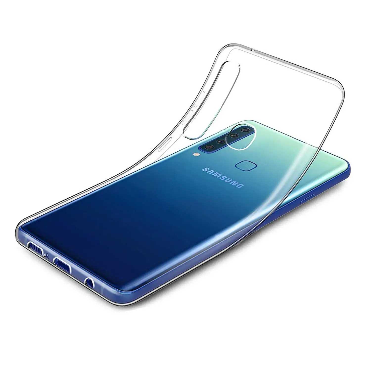 Мягкий ТПУ силиконовый чехол для Samsung Galaxy A9 2018 A9S прозрачные чехлы телефонов 360