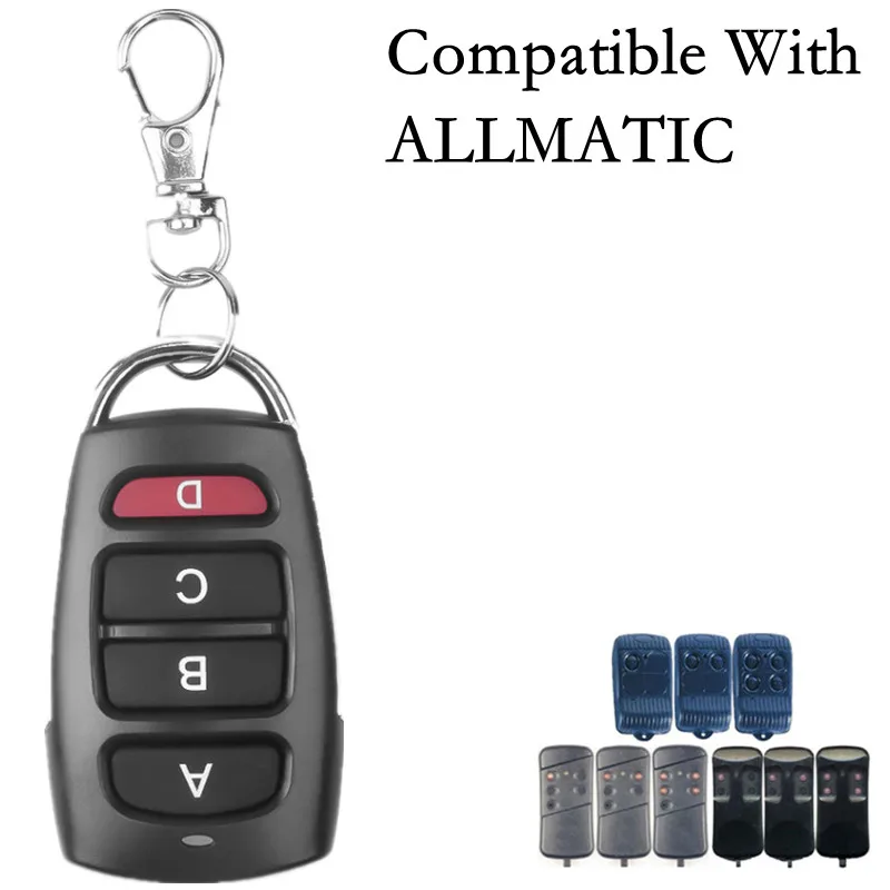 

ALLMATIC Remote Control Replacement ALLMATIC MX1 MX2 MX4 ARMY1 ARMY2 ARMY4 AEMX1 AEMX2 AEMX4 Garage Door Opener Fixed Code New