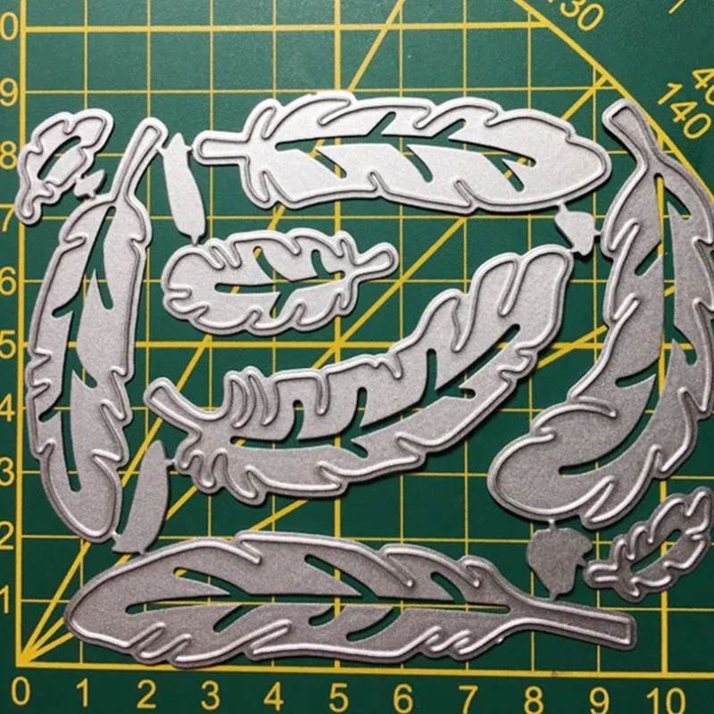 Штампы lngтак 8 шт./компл. перо металлические для вырезания фотоальбом картонная