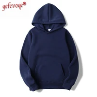 autumn winter elegant solid color hoodies women warm 2021 casual polyester hooded sweatshirts drawstring long sleeve pullover