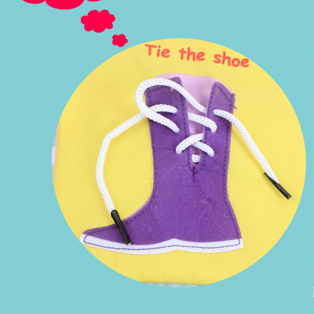 

Multifunction Baby Cloth Book Fabric Creative Early Educational Book (Girl)