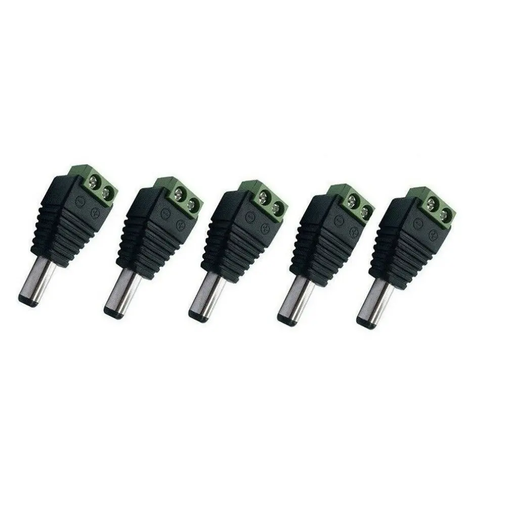10 пар (20 шт.) Coax Cat5 к Bnc DC разъем питания штекер женский Разъем адаптер Av BNC UTP для CCTV