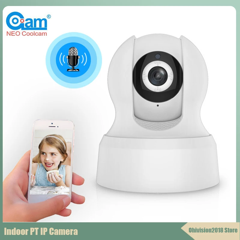 

Neo Coolcam 4MP home security ip camera 2.4G/5G WiFi Pan&Tilt listen&talk SD card slot indoor Surveillance Camera 23AI
