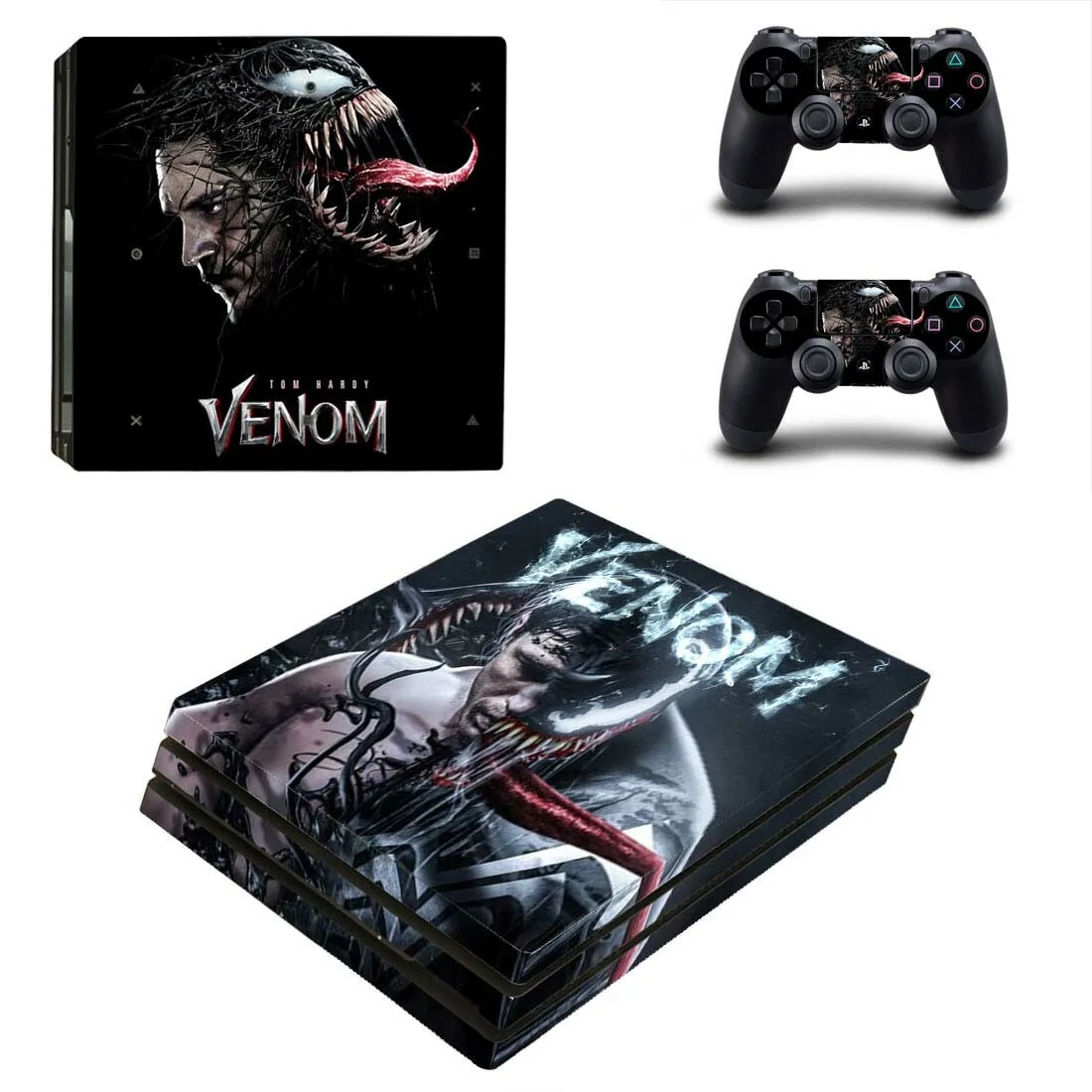 Venom PS4 Pro стикер s PS 4 Play станция виниловые наклейки на кожу Pegatinas для playstation консоль