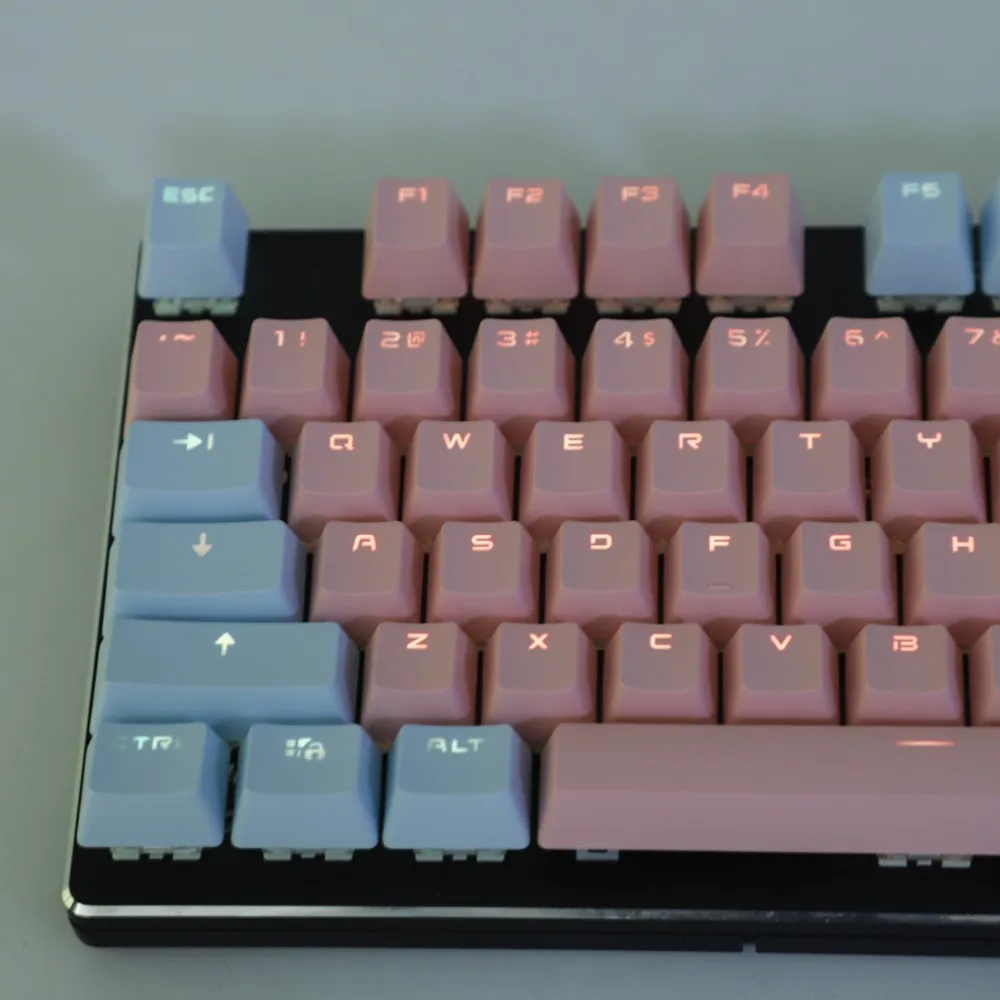 YMDK Double Shot 104, набор ключей в виде брелока из OEM профиля, подходит для механической клавиатуры Cherry MX Switches