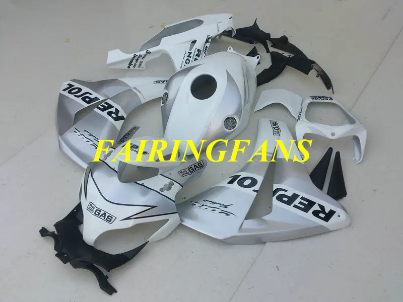 Инжекторный комплект для HONDA CBR1000RR 08 09 10 11 CBR 1000 RR 1000RR 2008 2011 белого и серебристого