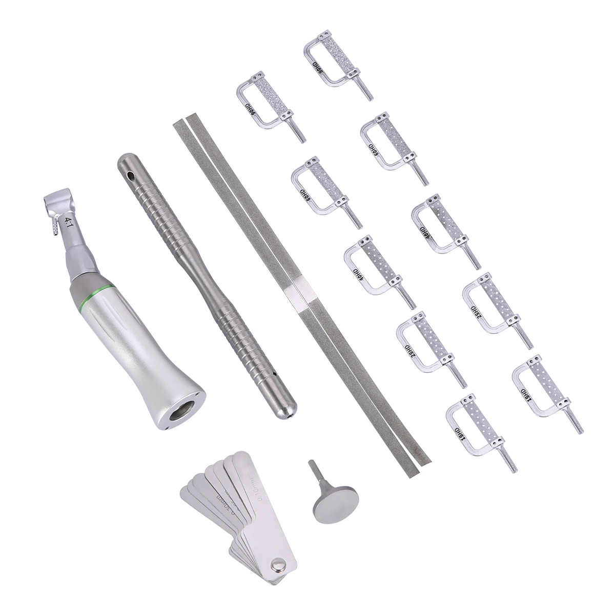Orthodontic Treatment Dental Interproximal Enamel Gauge Measure Tooth Gap 4:1 Contra Angle Handpiece Reciprocating IPR System |