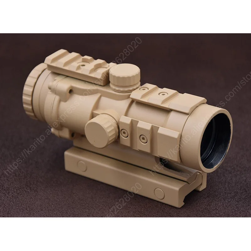 Тактический винтовочный прицел 4x32 с трехсторонней направляющей Пикатинни