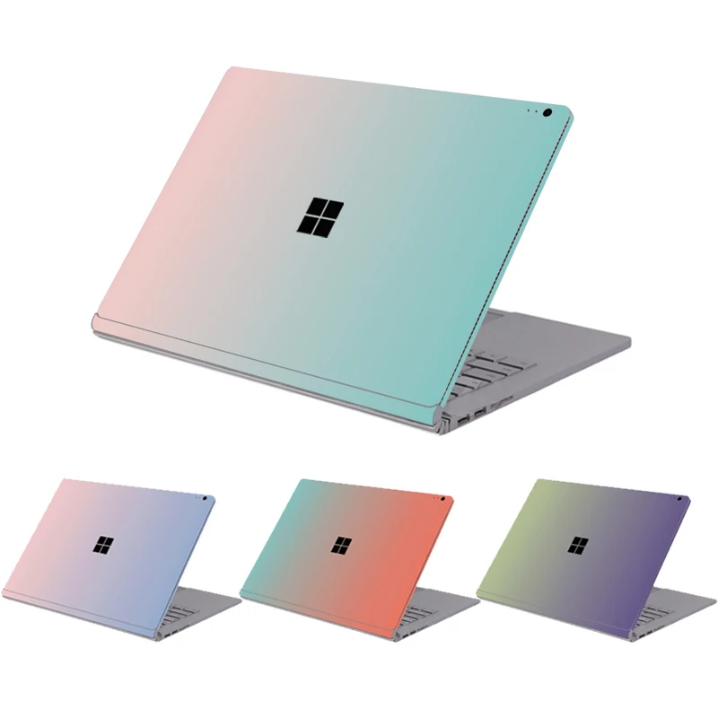 Градиентные цветные наклейки для ноутбука Microsoft Surface Book 1/2 13 5 дюйма задняя крышка 3