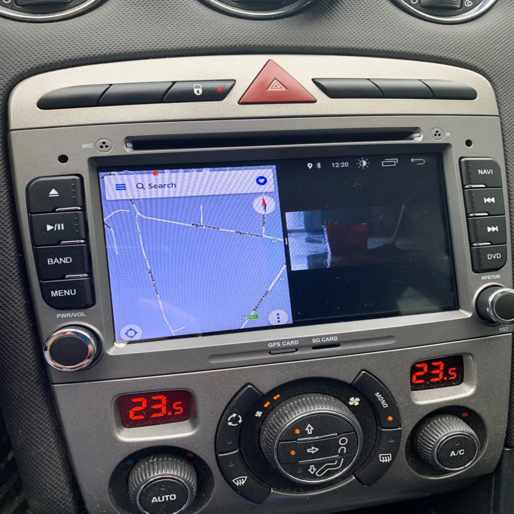 PX6 DSP 8 ядер Android 10 OS специальный автомобильный DVD для Peugeot 408 2010 2011 и 308 I (T7) 2008 с