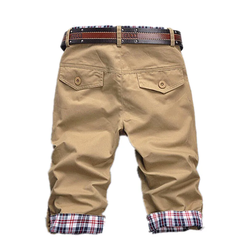 Мужские летние повседневные шорты мужские Капри Мужская одежда из хлопка