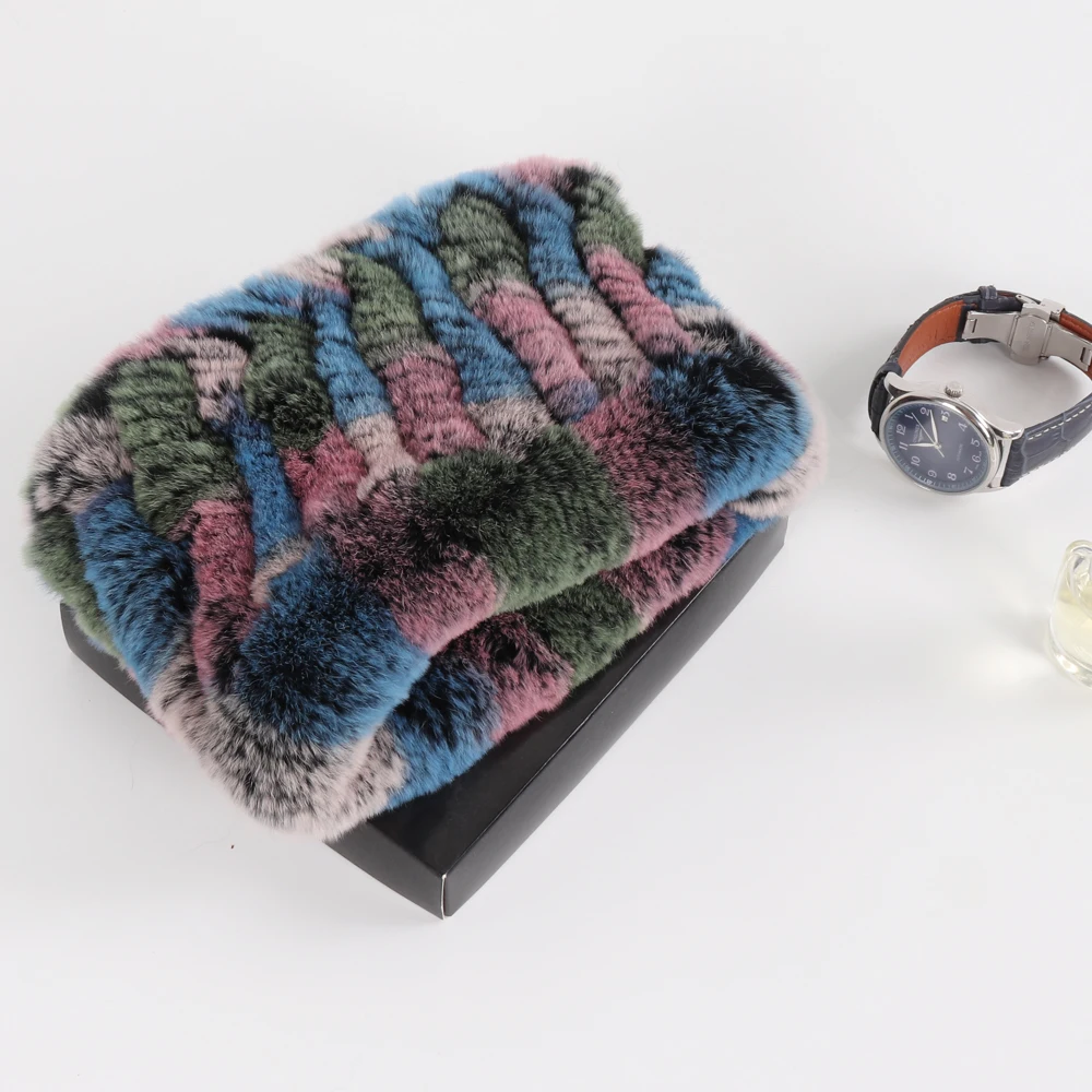 Лидер продаж Женский ободок для волос вязаный девушек обогреватель шеи шарф из