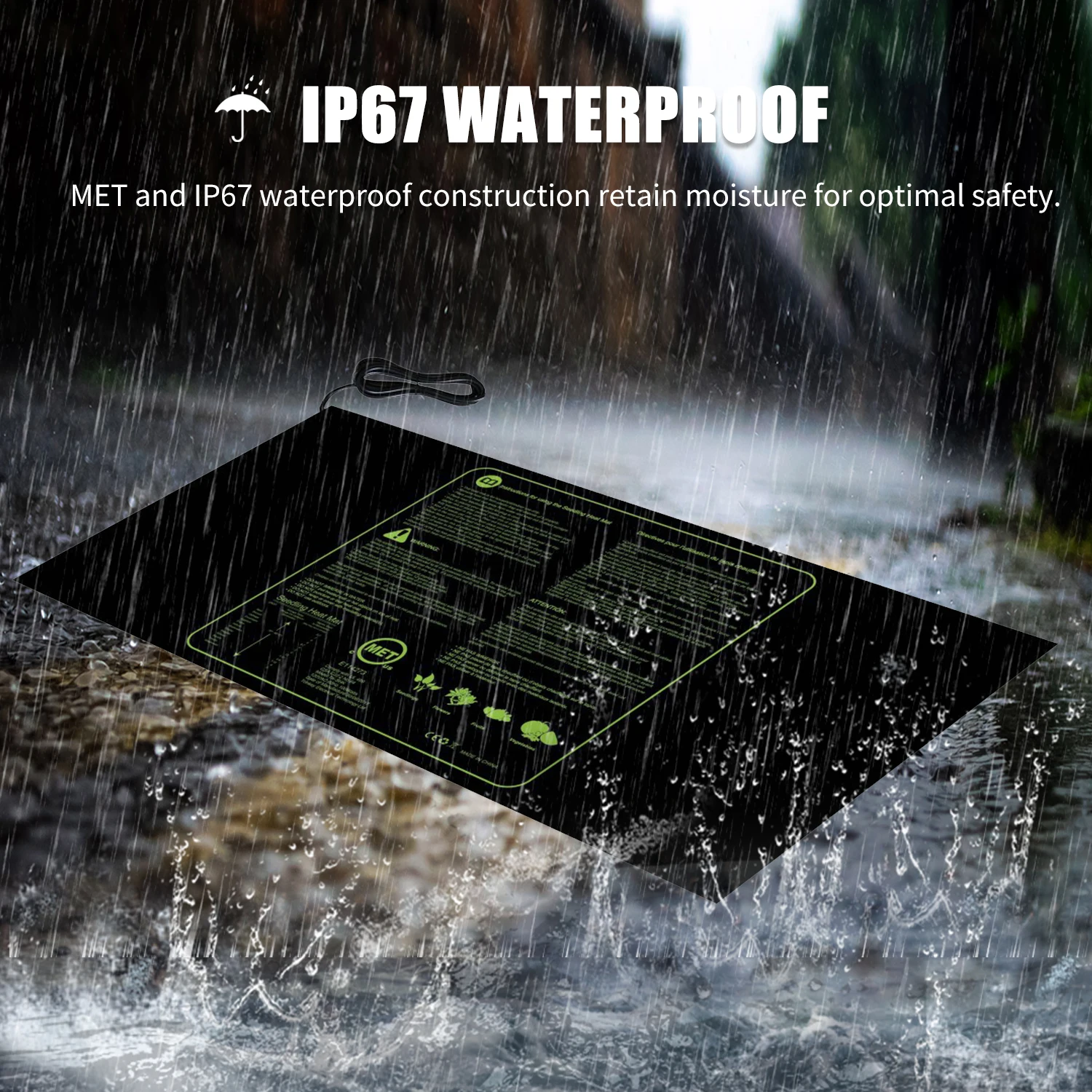 Прочный водонепроницаемый коврик для рассады 100 Вт | Дом и сад