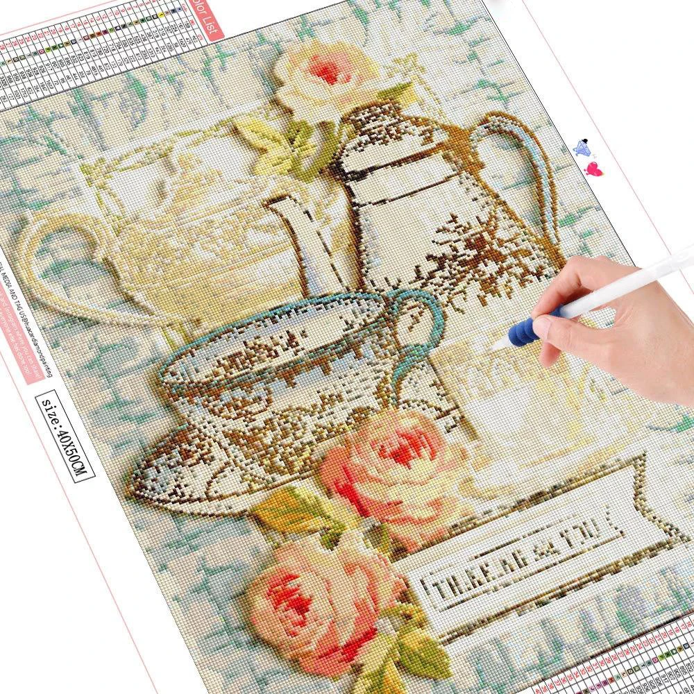 

5D DIY Diamond Painting New Cartoon Diamond Embroidery Cross Stitch Kitchen Cake Rhinestones Full Mosaic Decortion