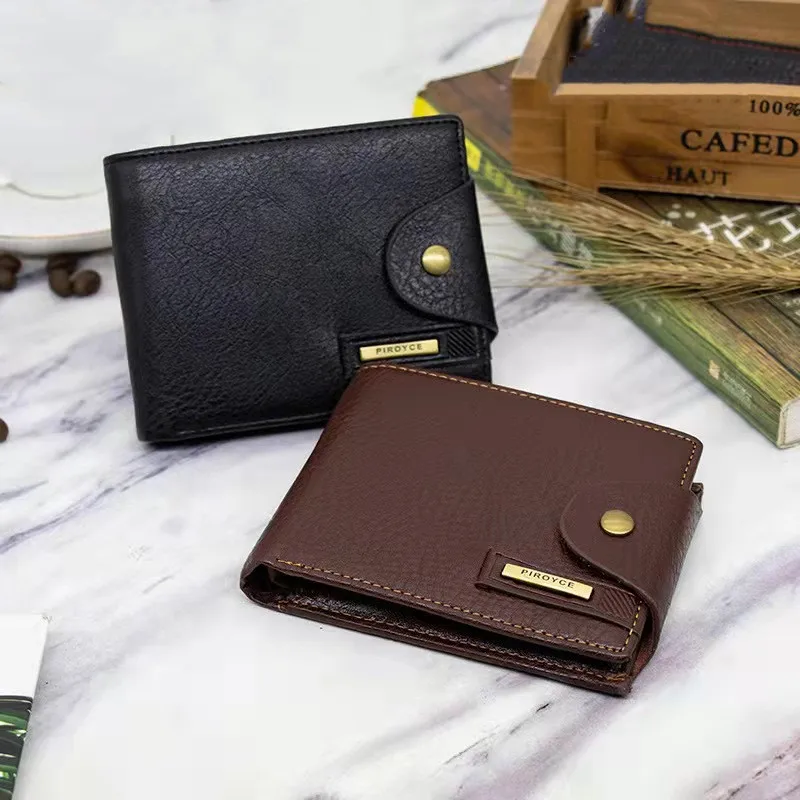 

Гарантированные Брендовые мужские кошельки из натуральной кожи, дизайнерские короткие маленькие кошельки, мужские кошельки, кошелек с держателем для карт и пряжкой на молнии, классные 198Q