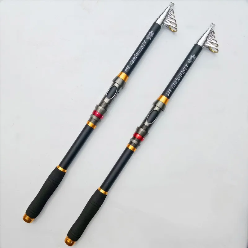 LidaFish Brand FRP 2.1-3.6 M hollow card holder/metal rear plug travel leisure long throw throwing rod sea fishing | Спорт и
