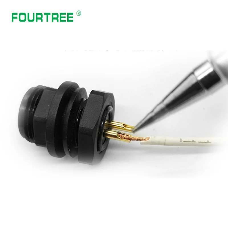 Водонепроницаемый соединитель IP68 кабель с задней гайкой SD13 SD16 SD20 SD28 авиационный