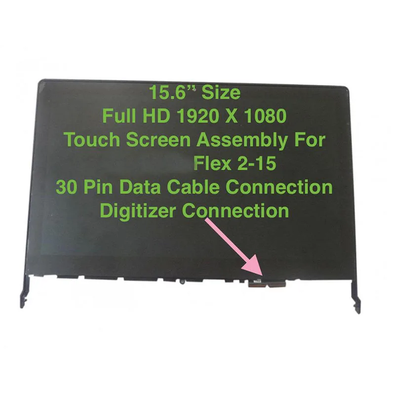 

FHD 15.6" LCD Touch Screen Assembly For Lenovo Flex 2 15 20405
