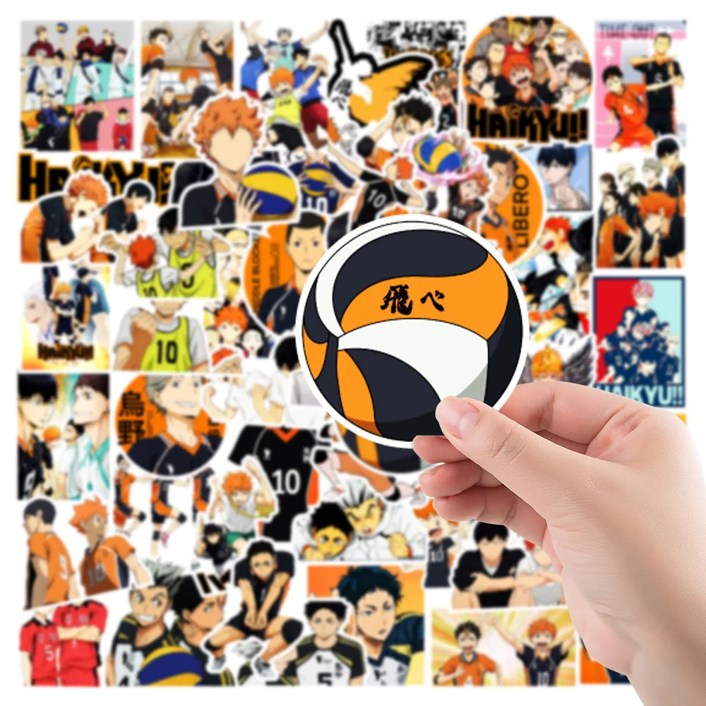 

10/30/50PCS Anime Volleyball Teenager Cartoon DIY Graffiti Notebook Computer Scrapbook Helmet Guitar Suitcase Sticker Wholesale