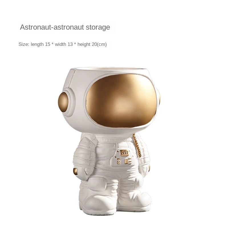 

Creative Astronaut Storage Ornaments Desktop Organize Crafts Decoration Cartoon Modern Home Living Room Astronaut Accessories