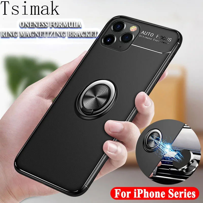 Силиконовый чехол для iPhone 11 Pro Max 12 XS XR X 8 Plus 7 6s 6 5 5s SE 2020 противоударный на заднюю