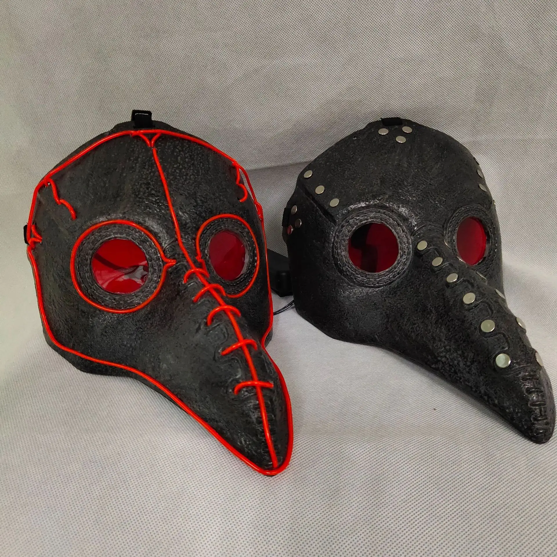 Маска чумного доктора в средневековом стимпанк латексные маски для косплея