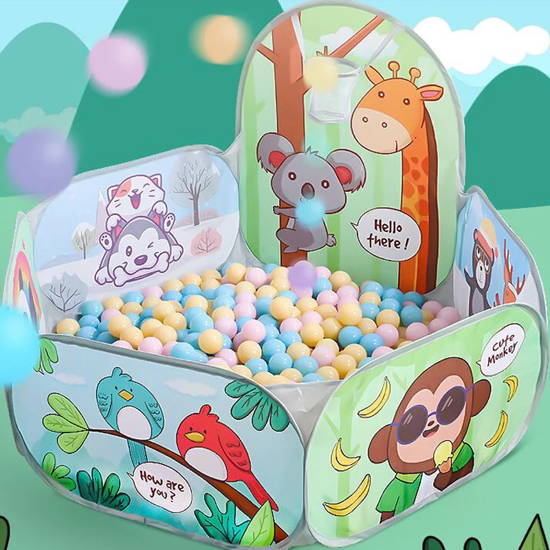 

Детская игрушка Bobo бассейн Баскетбол Wigwam Тип Для детей Подарочные игры Детский океан мяч бассейн забор палатка для дома