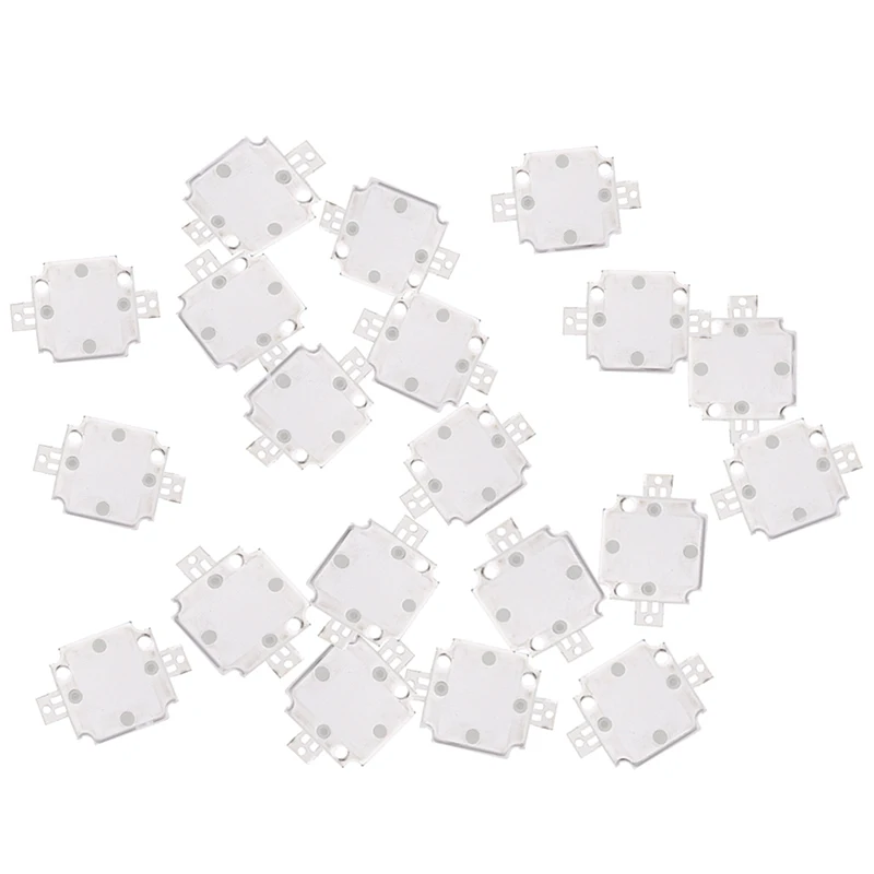 20 шт. 10 Вт светодиодная лампа чистый белый свет высокая мощность 1100 лм чип SMD