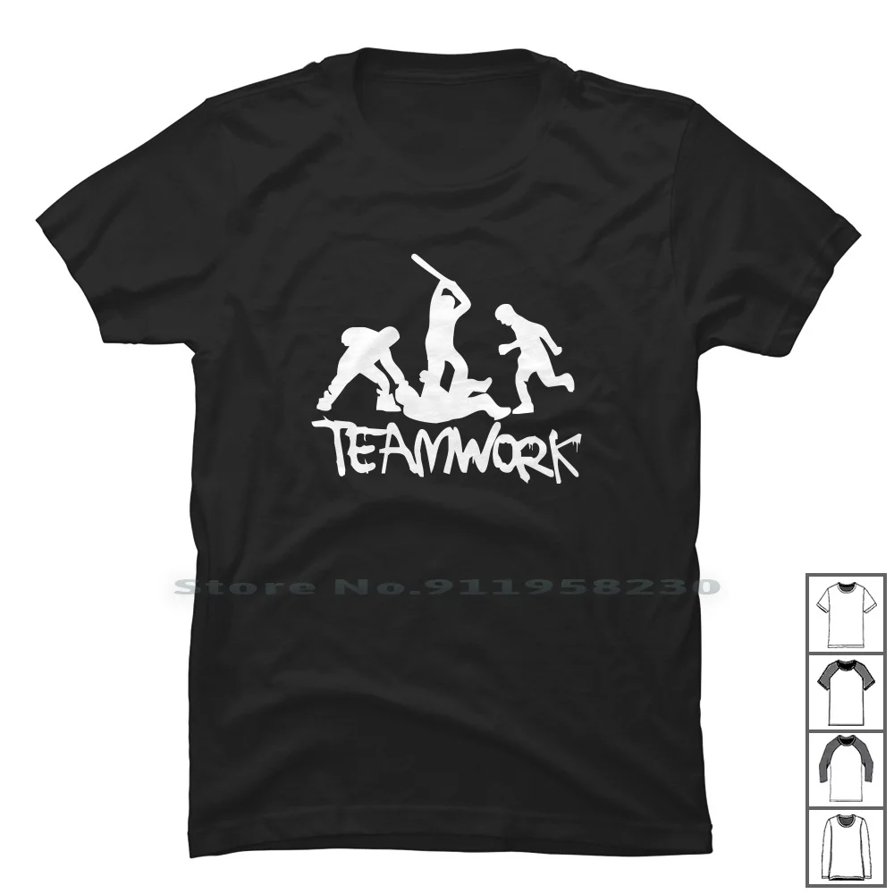 

Teamwork Mens Funny T Shirt 100% Cotton Music Humor Work Team Tea Fun Ny Me Am Funny Music