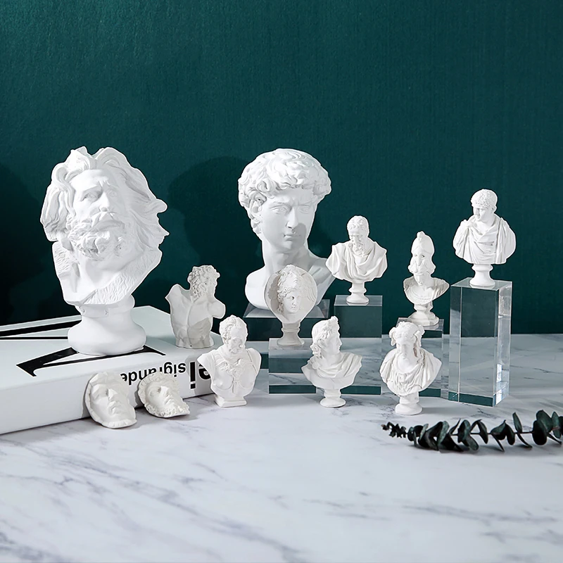 

European-style Apollo David statue decorations home decorations creative soft clothing store window props decorations