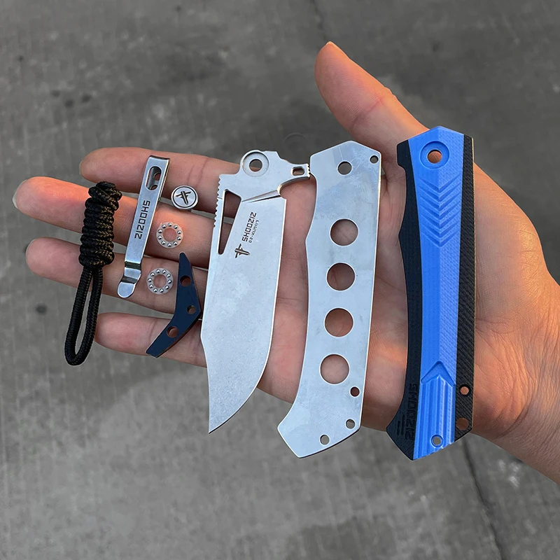 NEW 20.3CM 59 HRC Folding Knife Pocket Knives Two-color G10 Handle Tactical Outdoor Survival Combat EDC Hunting folding knife |