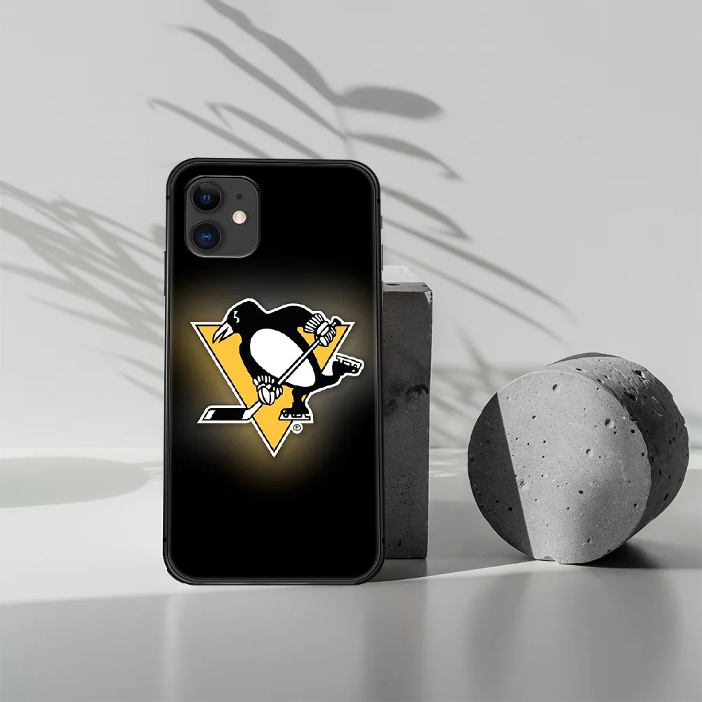 

Pittsburgh Penguin Phone Case Cover Hull For iphone 5 5s se 2020 6 6s 7 8 12 mini plus X XS XR 11 PRO MAX black Cell Tpu Prime