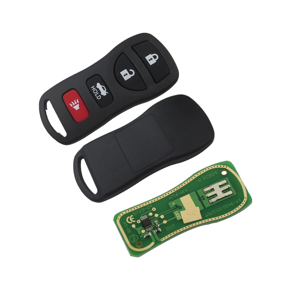 OkeyTech 4 кнопки 315 МГц дистанционный ключ для Nissan Tiida LIVINA X-Trail QASHQAI Паладин 2003 2004 2005 2006 2007 Авто пульт дистанционного управления Управление